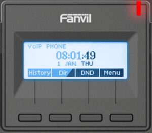 Fanvil X1S display backlight